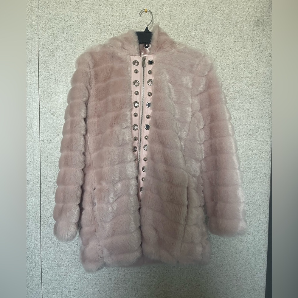 Tesoro moda faux fur jacket